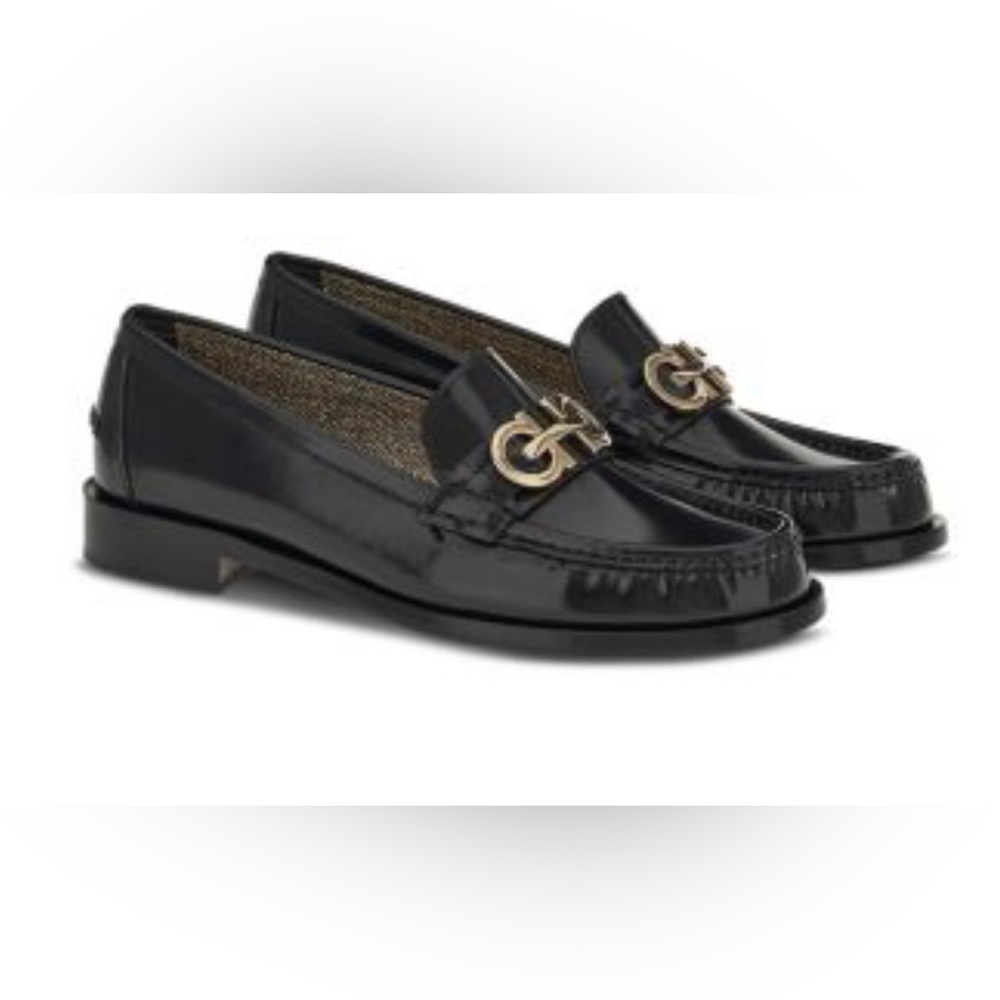 NIB FERRAGAMO Women's Ofelia 1.0cm Gancini Loafers